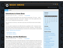 Tablet Screenshot of magicsmoke.downingterrazas.com